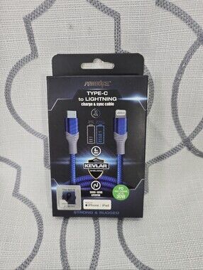 Powerxcel Type C to Lightning charge/sync 4Ft cable- Fast Charging IPhone/ Ipad